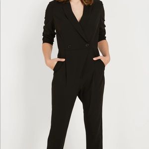 Frank and Oak Blazer Jumpsuit in Black